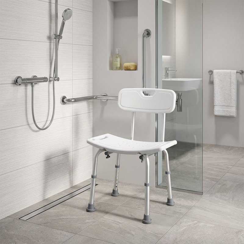 Chaise de douche médicale à hauteur ajustable