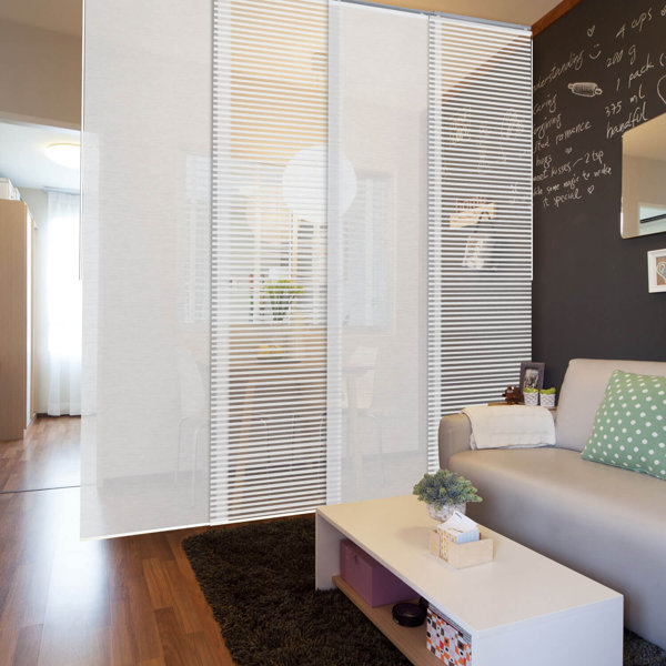 Latitude Run® Dazzling Semi-Sheer Vertical Blind & Reviews | Wayfair