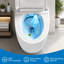 Toilette intelligente avec siège de bidet chauffant, fermeture automatique, sécheuse et eau chaude