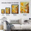 Squirrel In The Marigolds Stop To Smell The Flowers Oil Painting Large Wall Unframed Art Poster Print Thick Paper 18X24 Inch