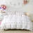 White Bedding Hearts Heart Duvet Cover Soft Microfiber Heart Pattern Bedding Set With Zipper-112248100-112248102
