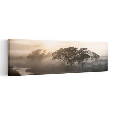 Misty River Morning Ethereal Peaceful Serene Landscape Nature Wall Art