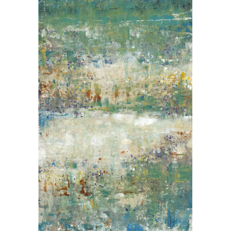 Flower Path I - Painting, 76 cm H x 51 cm W, Wrapped Canvas