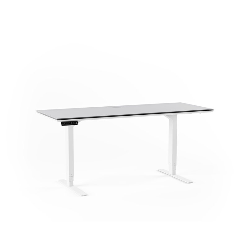 Centro Height Adjustable Computer Desk, 24.75" H x 60" W x 24" D