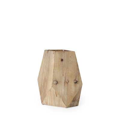 Huberdina Solid Wood Table Vase