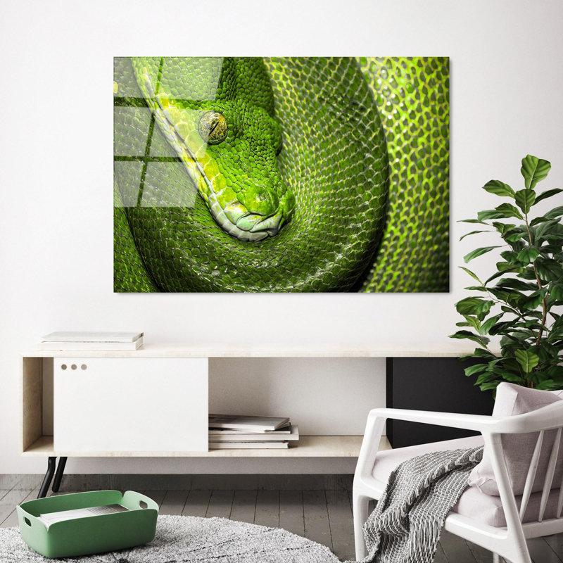 Superbe peinture murale en verre trempé 27,6 po x 39,4 po | 100% verre trempé, épaisseur: 0,16 pouce | Décoration élégante pour le salon ou le bureau, durable et facile à nettoyer, idée de cadeau parfaite