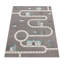 Highwood Kids Nursery Modern Learning Street Car House Power Loom Blue/Black Rug-1489199209-1553493456