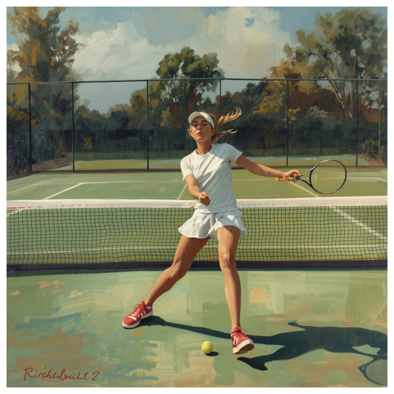 Tapis de bain Tennis, L 34 po x L 21 po