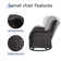 Ensemble de conversation en rotin 3 pièces Schutt comprenant 2 chaises pivotantes et coulissantes et 1 table d'appoint avec coussins