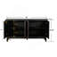 Mid Century Sideboard Buffet Cabinet with Solid Wood Legs 60" Kitchen Storage Cabinet Credenza