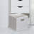 Open Fabric Cube Storage Bins-252994897