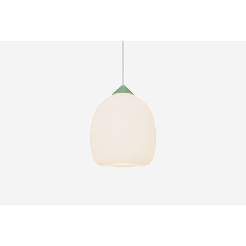 Gulp Pendant Light, Blossom, 12.5'' H x 6.97'' W x 6.97'' D, Black
