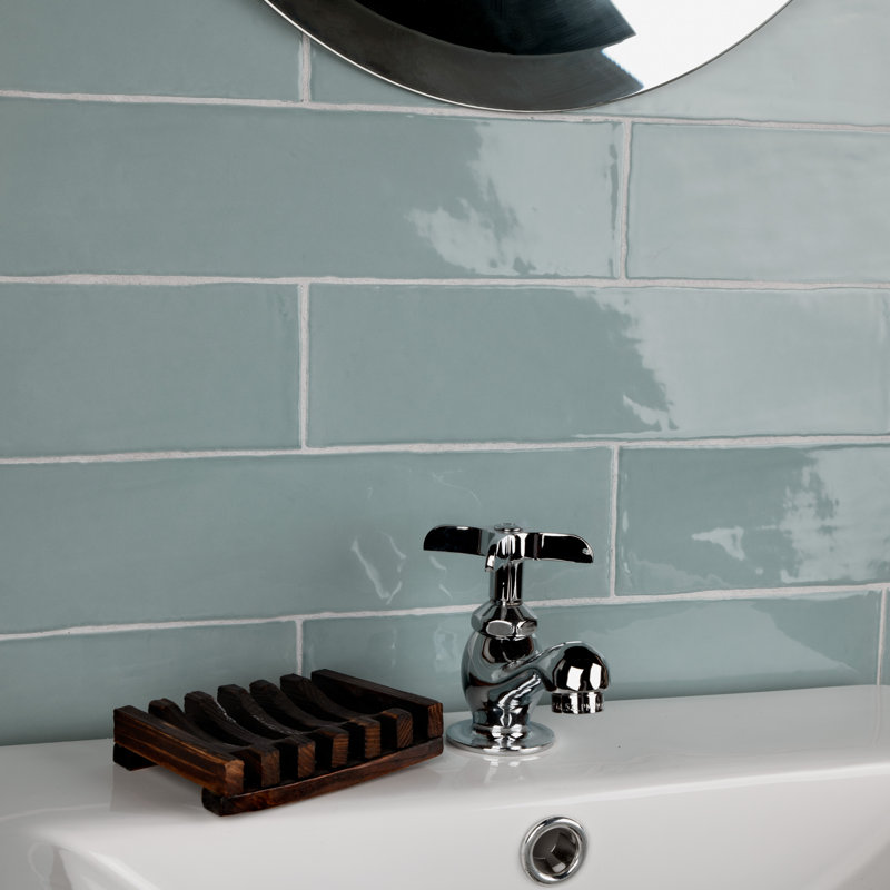 Chester Series 3" x 12" Subway Wall Tile in Aqua
