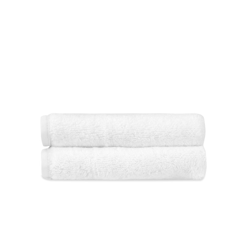 Antalya Turkish Cotton Washcloth, White