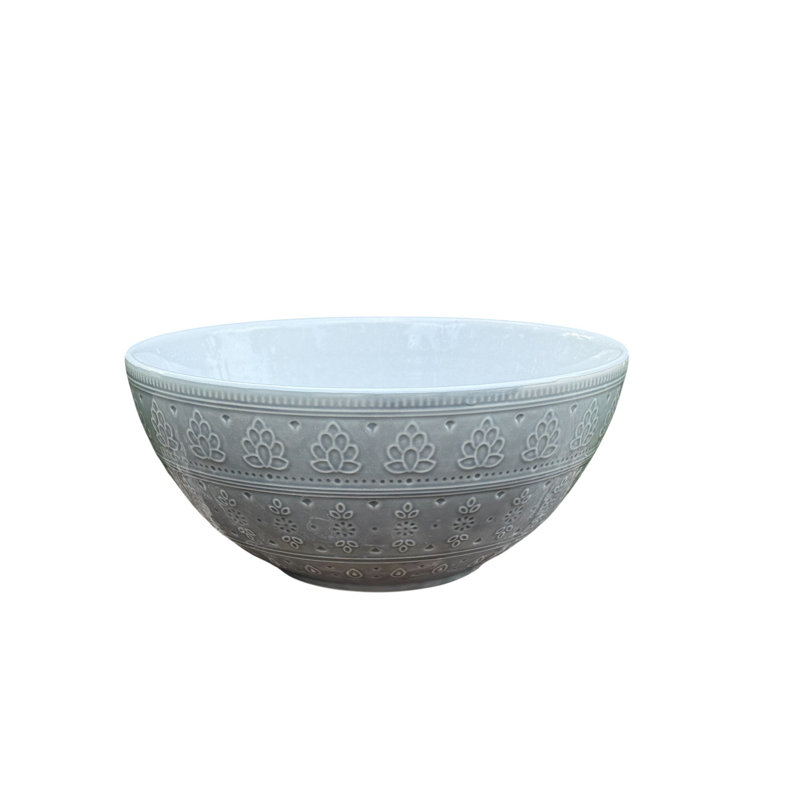 Bol de service 10 po Fez, Gris