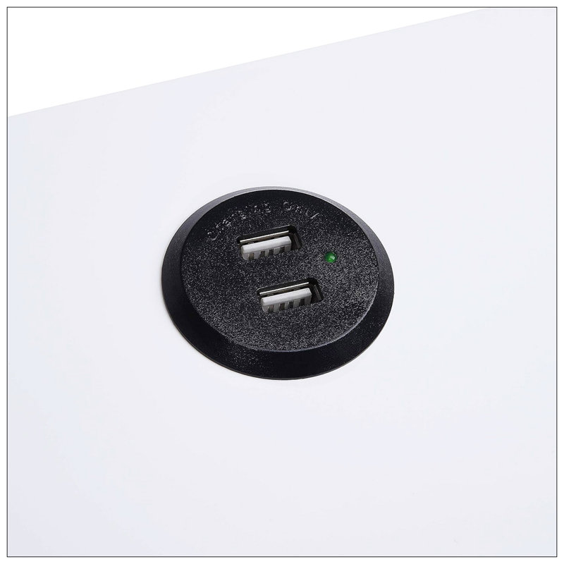 Versatile Side Table With USB Charging And Spacious Drawer For Convenience