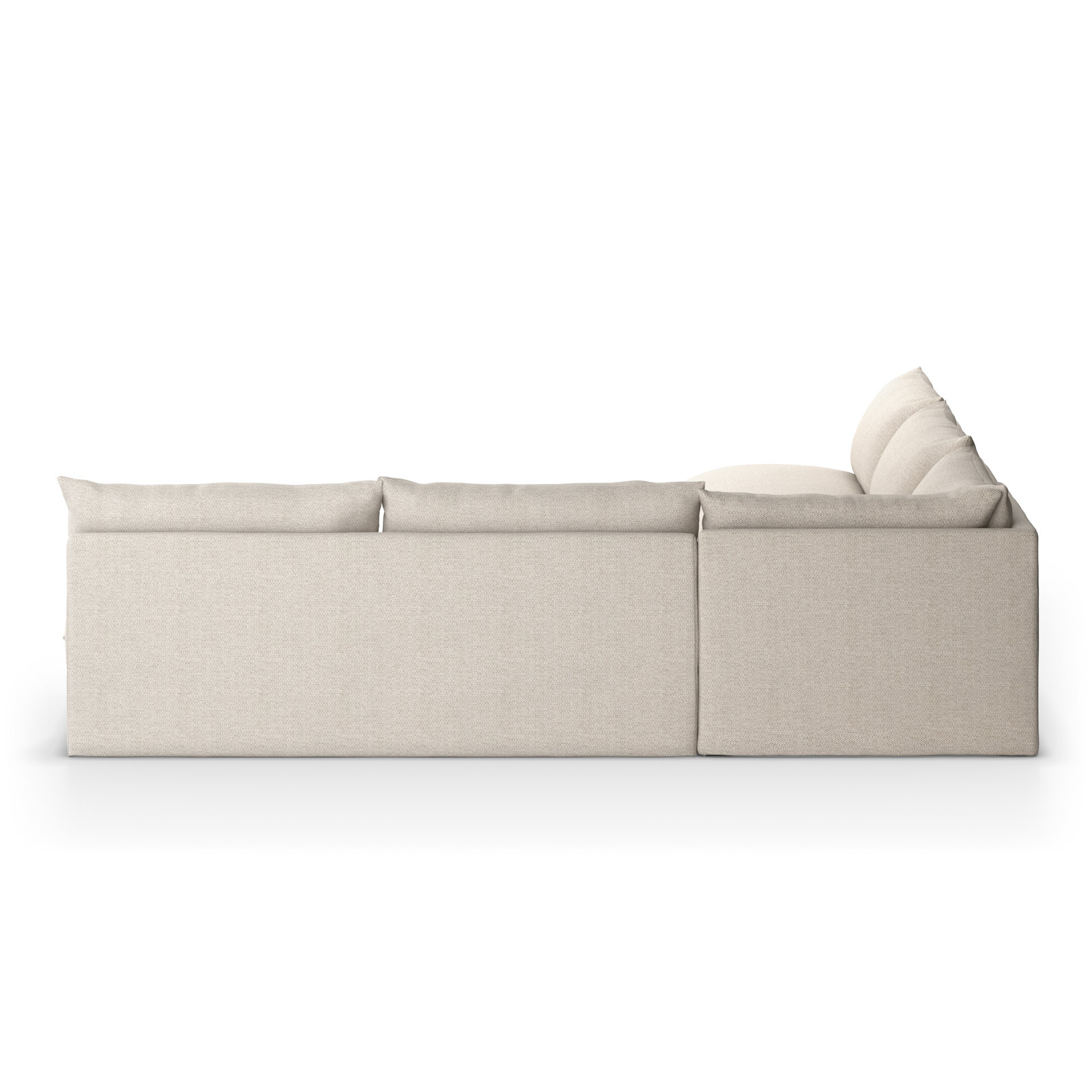Inali 114" Patio Sectional, Faye Sand