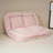 Convertible Fold-Out Double Sofa Bed,Pink-1747935328