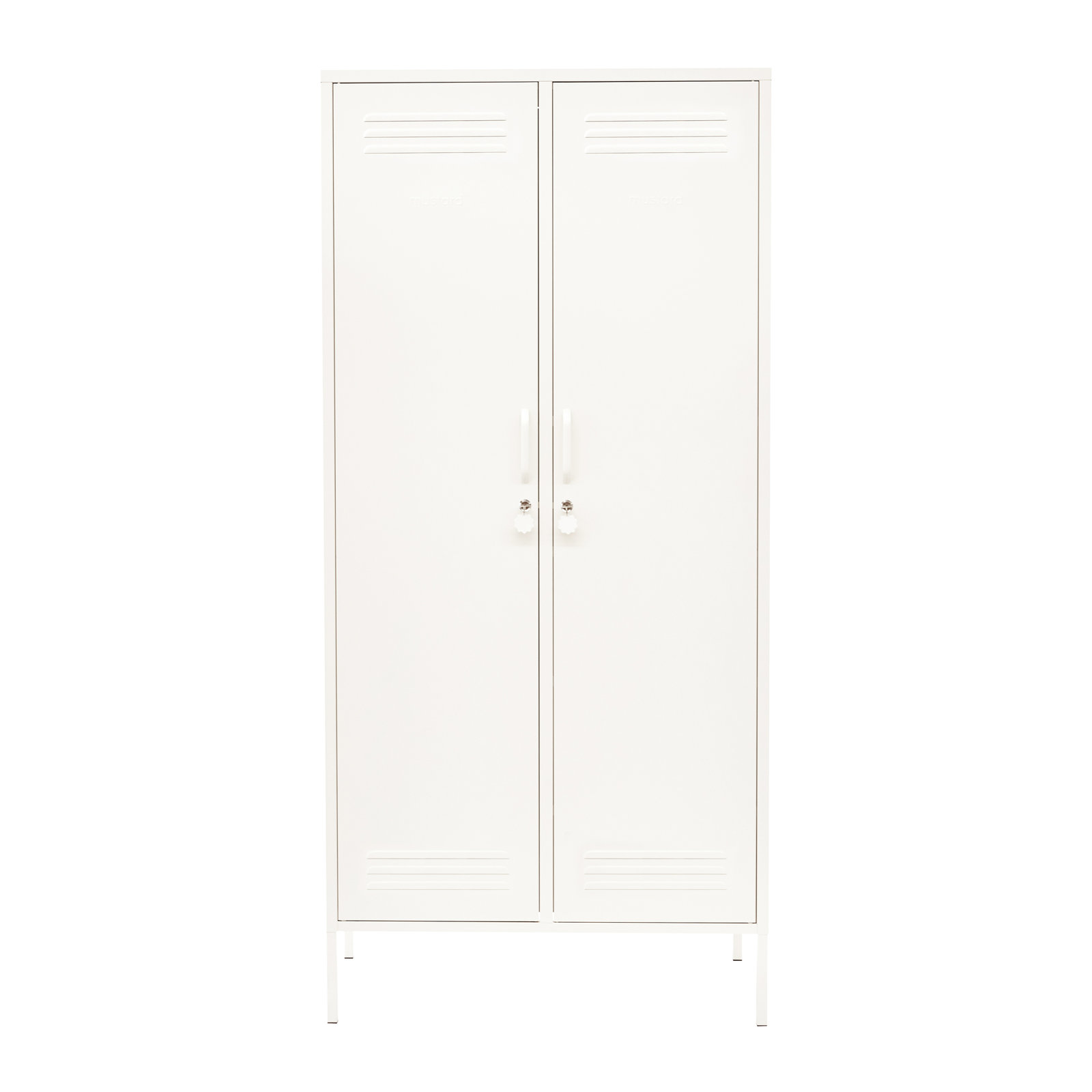 Mustard Made The Twinny Wardrobe Locker, Chalk