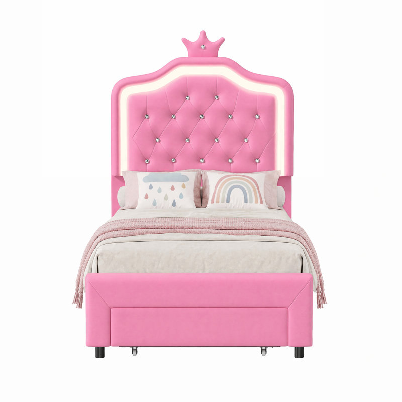 Storage Bed, Pink