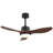Modern Ceiling Fan With Light, Featuring 3 Abs Plastic Blades, Remote Control Operation, Reversible Dc Motor, And Dimmable Led Lighting-1485661807-1485661804-1485661795