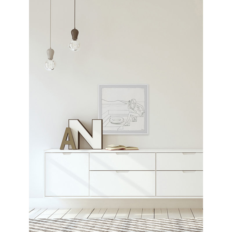 'Feel the View' Framed Print, 12" H x 12" W x 1.5" D