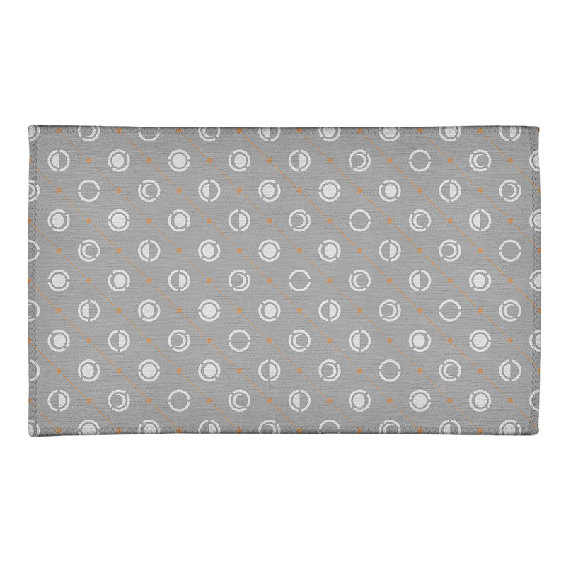 Chenille Geometric Indoor Rug, Rectangle 2' x 3'