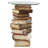 Montegue Stacked Books Glass Figurine Table