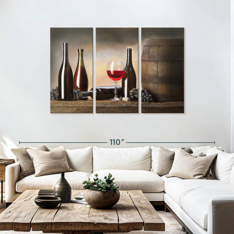 Yarlin Wine From The Cellar, 48" H x 74" W