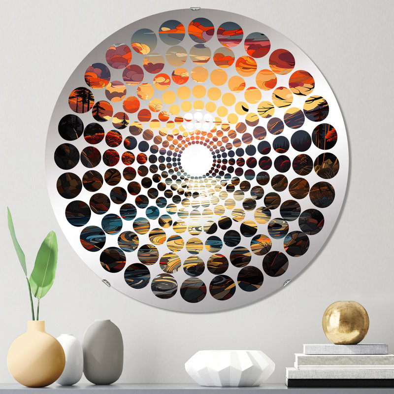 Eunise Circle Mirror, 23.6" x 23.6"