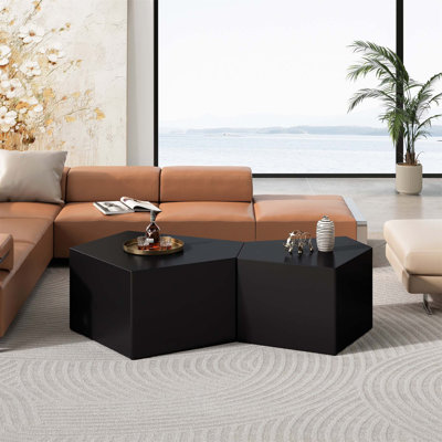 Irregular Pentagon Nesting Coffee Table Set Geometric Coffee Table Set Side Table Set Cocktail Table Set Center Table Set For Living Room Bedroom Irregular Pentagon Nesting Coffee Table Set Geometric Coffee Table Set Side Table Set Cocktail Table Set Center Table Set For Living Room Bedroom