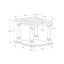 Table d'appoint polyvalente et traditionnelle avec construction durable et attrait élégant