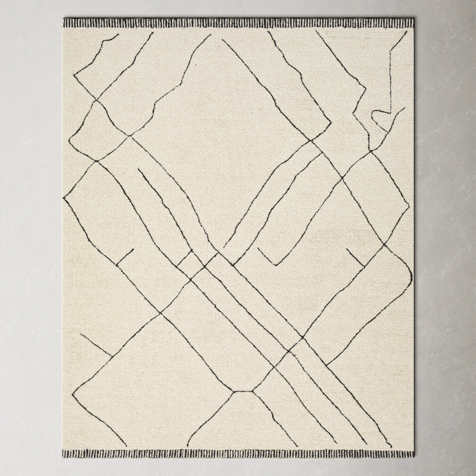 Isla Hand Tufted Wool Rug, Rectangle 8' x 10'