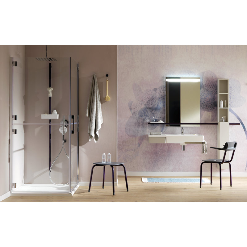 Prestigio Plus Stainless Steel Grab Bar, Satin