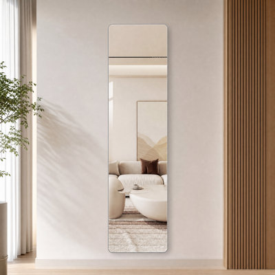 Rectangular Full Length Wall Mirror With Shatter-Resistant Backing