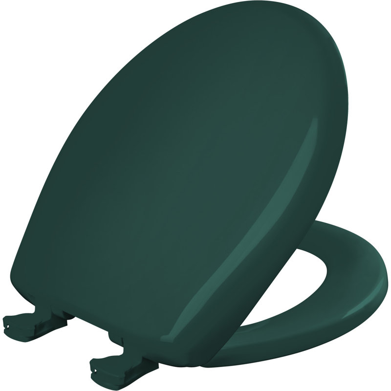 Round Toilet Seat and Lid, Teal