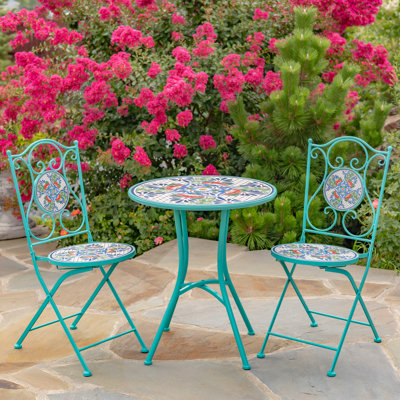 Raybin 2 - Person Patio Dining Set with Round Table