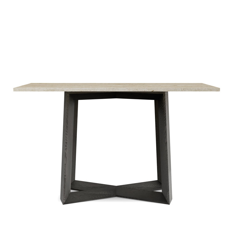 Caydance Stone Top Console Table, 73.7cm H x 120cm W x 40cm D