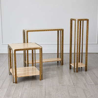 36'' Stone Top Console Table