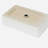 24"x16" White Ceramic Rectangular Vessel Bathroom Sink