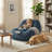 Adult Bean Bag Chair,ergonomically Designed Comfort, Offering Good Support For Back, Neck, Head, Providing Relaxing Experience,bedrooms, Living Room, Dorm. Perfect For Reading, Gaming, Lounging, Spending Time With Family,no Assembly Required.-53077009