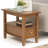 Warm Shaker Solid Wood End Table with Storage Drawer-76013718-65850800
