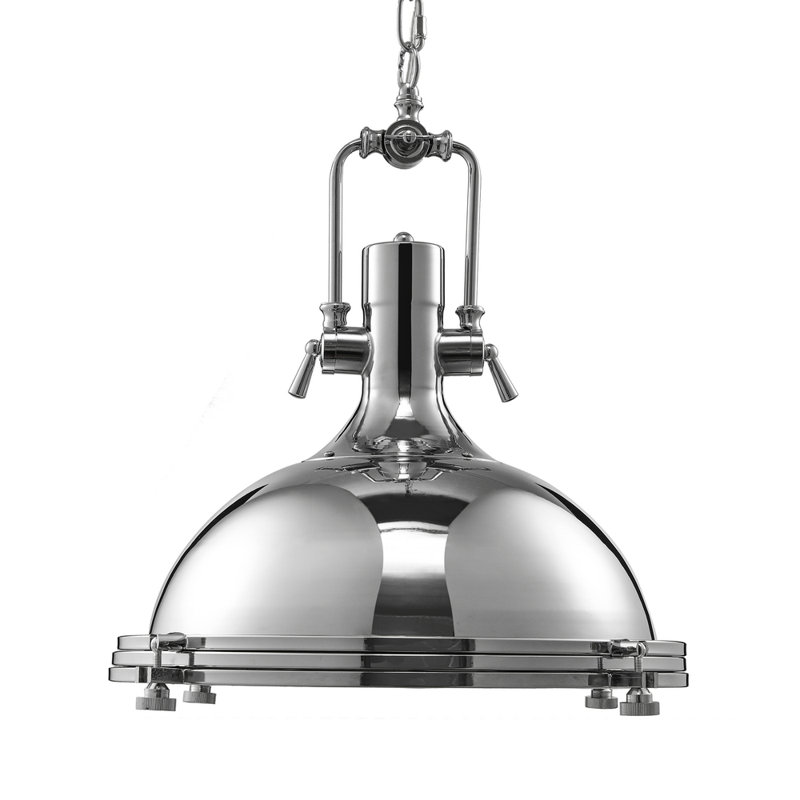 Pendik 1 - Light Chrome Dome Pendant
