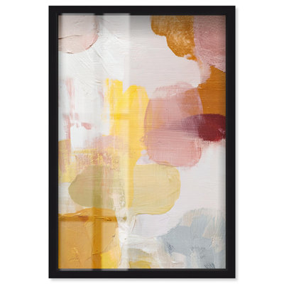 Essence of Color II Shadowbox Print Bright Wall Decor by Art Remedy, Black Frame, 20 x 30