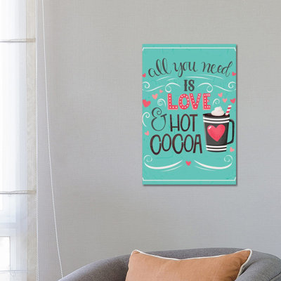 Cozy Up To Christmas 1 Piece Wrapped Canvas Wall Art