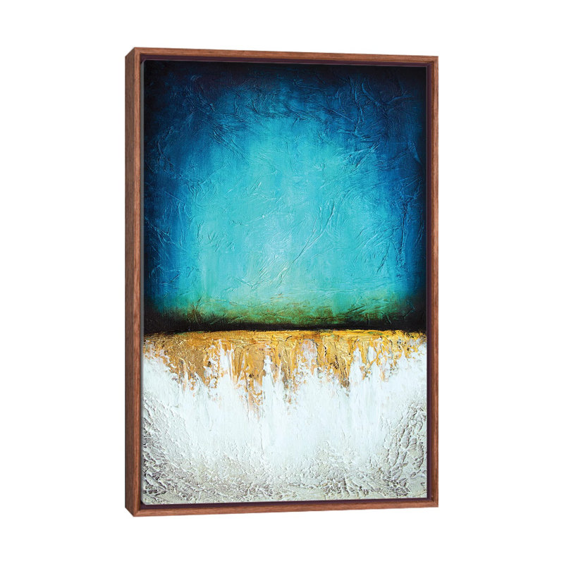 Frozen Reflection - Print on Canvas, Classic Brown Wood Framed, 101.6 cm H x 66.04 cm W