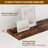 Floating Shelf, 48 Inches Long, 48 Inches Wide X 9.3 Inches Deep, Wall Rack Invisible Bracket, 9.3 Inches Deep Floating Shelf, Country-Style Wooden Shelf Suitable For Living Room, Kitchen And Bedroom, Country Brown, 1 Piece Per Set