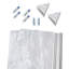 Ensemble de bordure de douche en vinyle imperméable Palisade 78 po x 60 po x 32 po avec accessoires-103938717