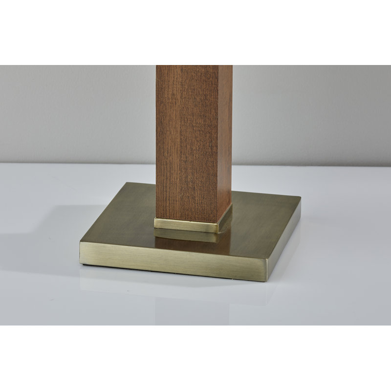 Lampe de table 28 po Medeiros, Brun, Beige