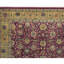 Tapis mauve et beige de haute qualité noué à la main